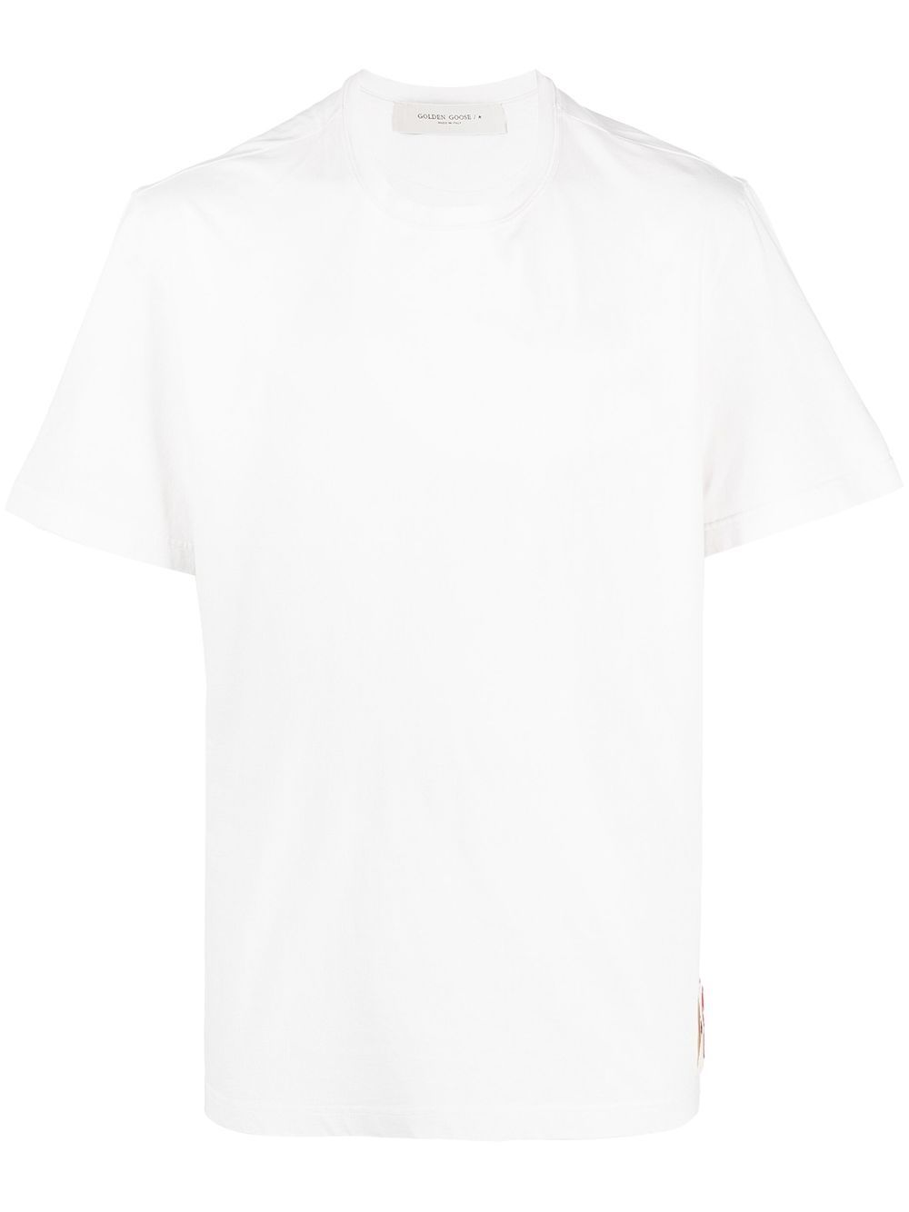GOLDEN M`S REGULAR T-SHIRT DISTRESSED COTTON JERSEY