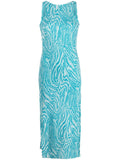 FLOW JACQUARD SCOOP BACK MAXI DRESS