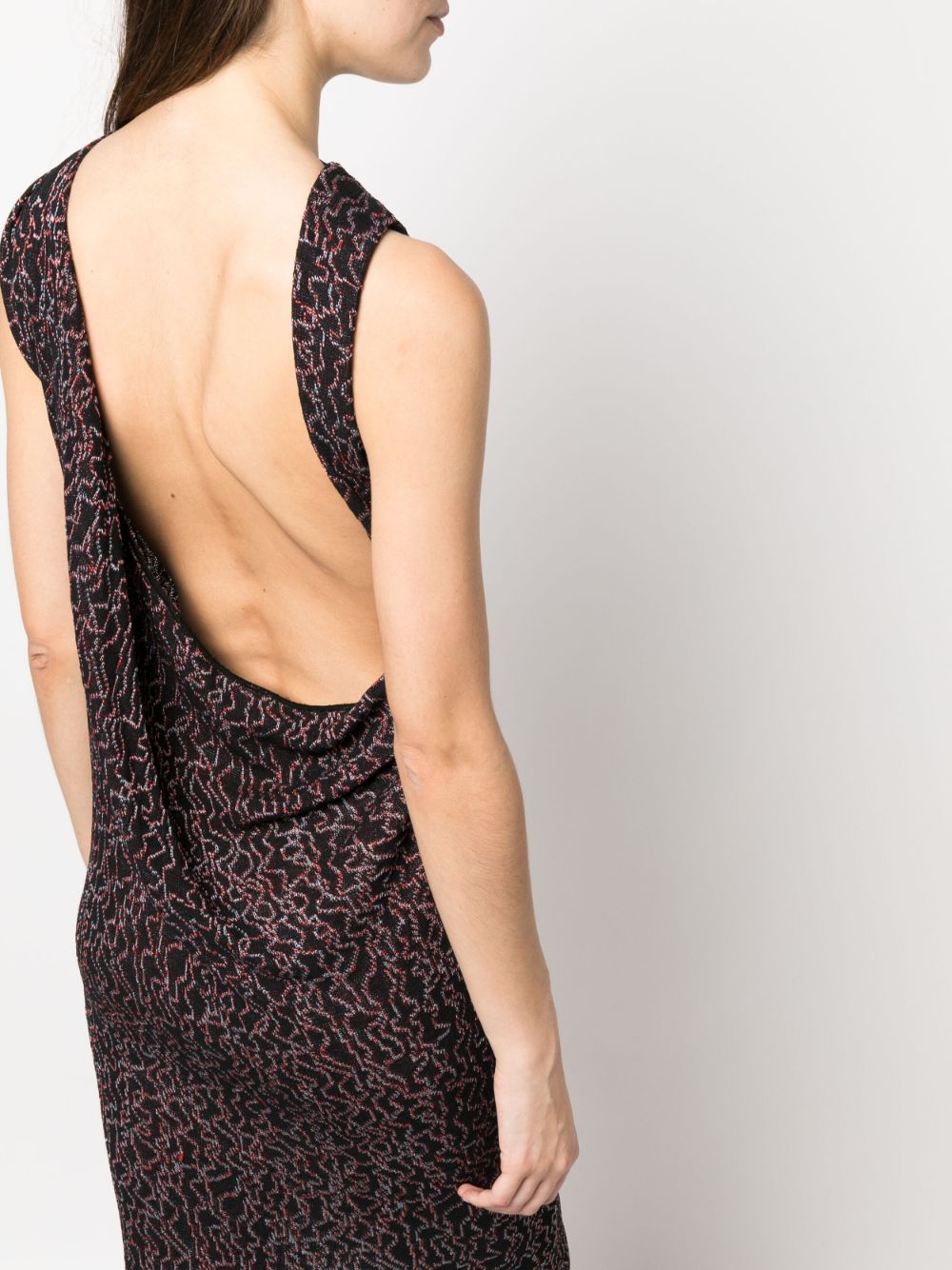 ELECTRIC JACQUARD CHAINLINK GOWN WITHOUT CHAINLINKS