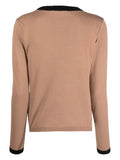 LONG SLEEVE KNIT T-SHIRT WITH