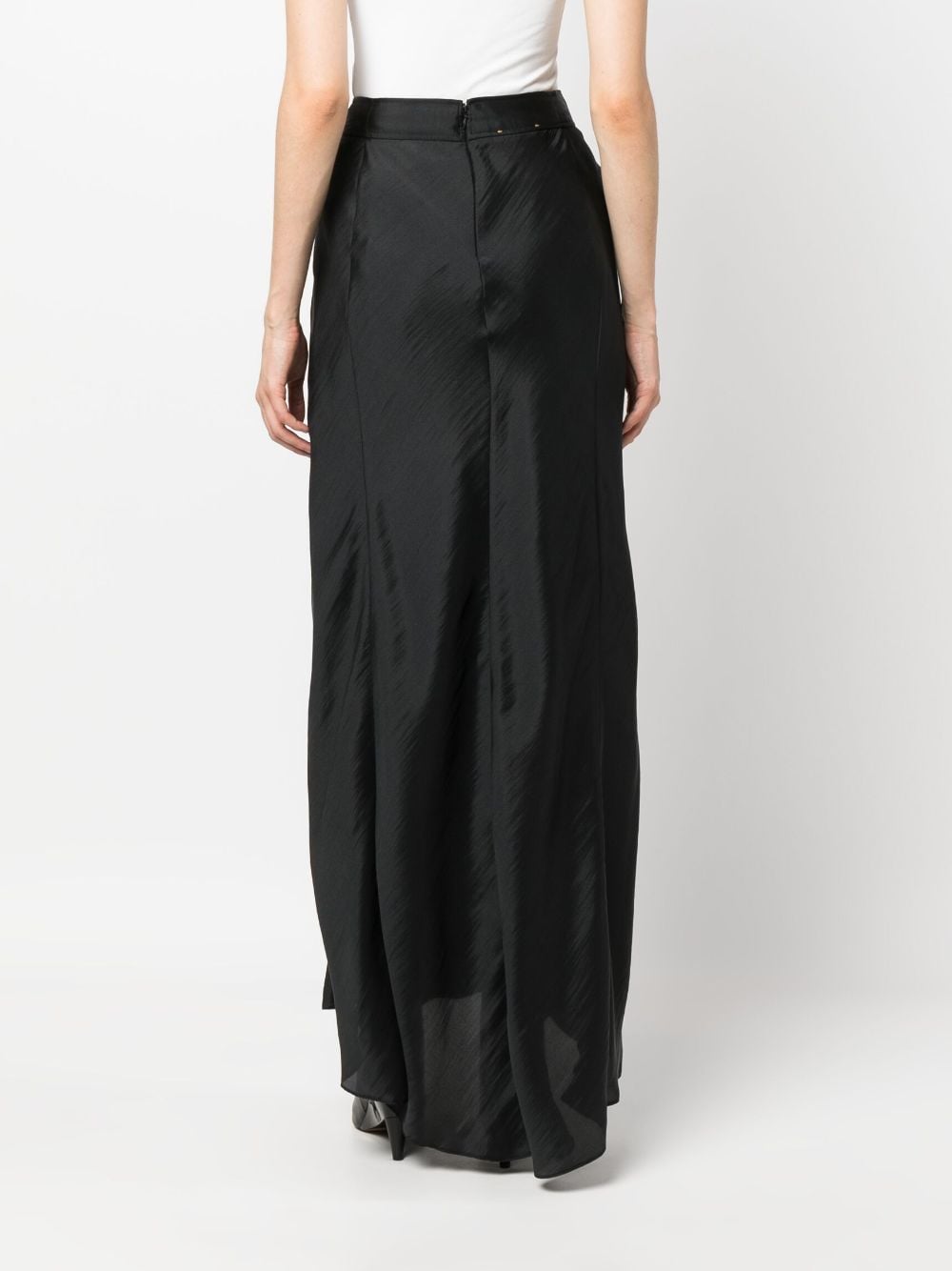contemporary habotai couture skirt