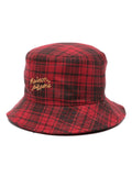 CHECKED BUCKET HAT