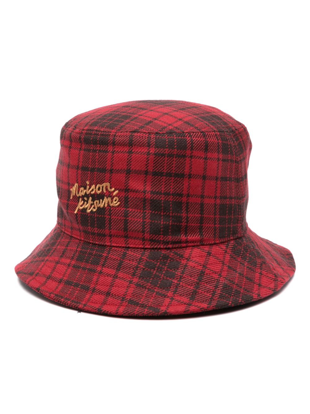 CHECKED BUCKET HAT