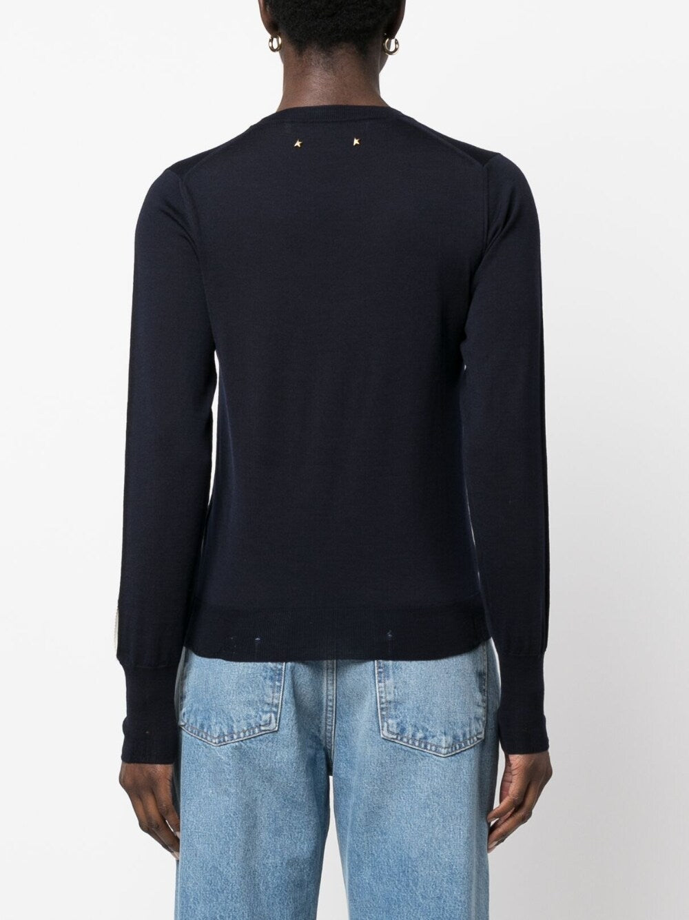 GOLDEN W`S REGULAR KNIT CREW NECK