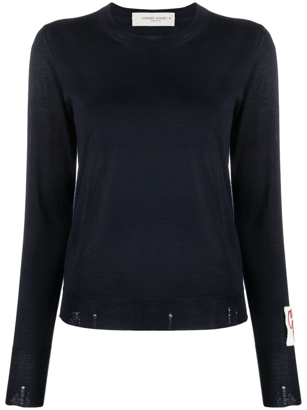 GOLDEN W`S REGULAR KNIT CREW NECK