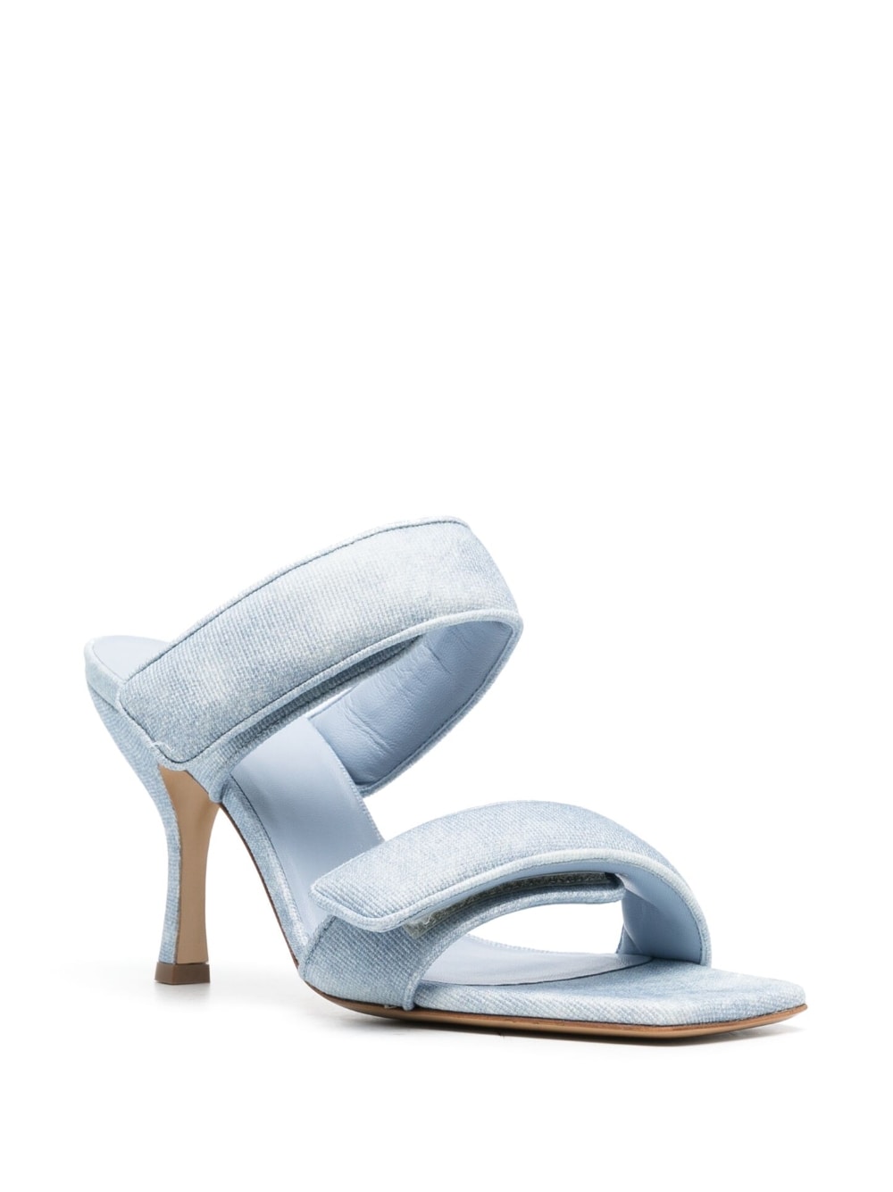 Two strap sandals in Denim