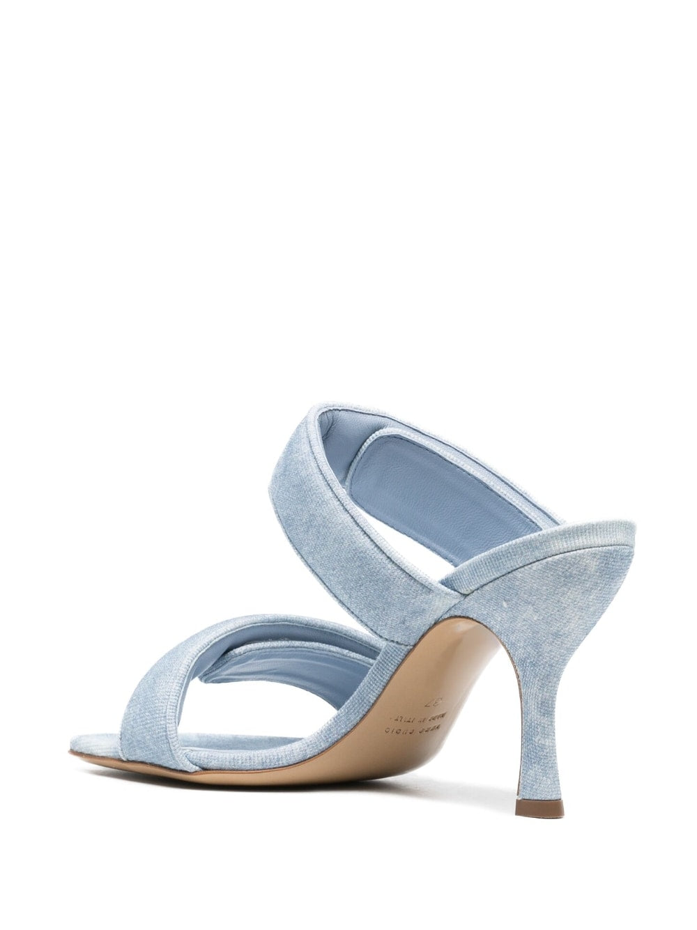 Two strap sandals in Denim