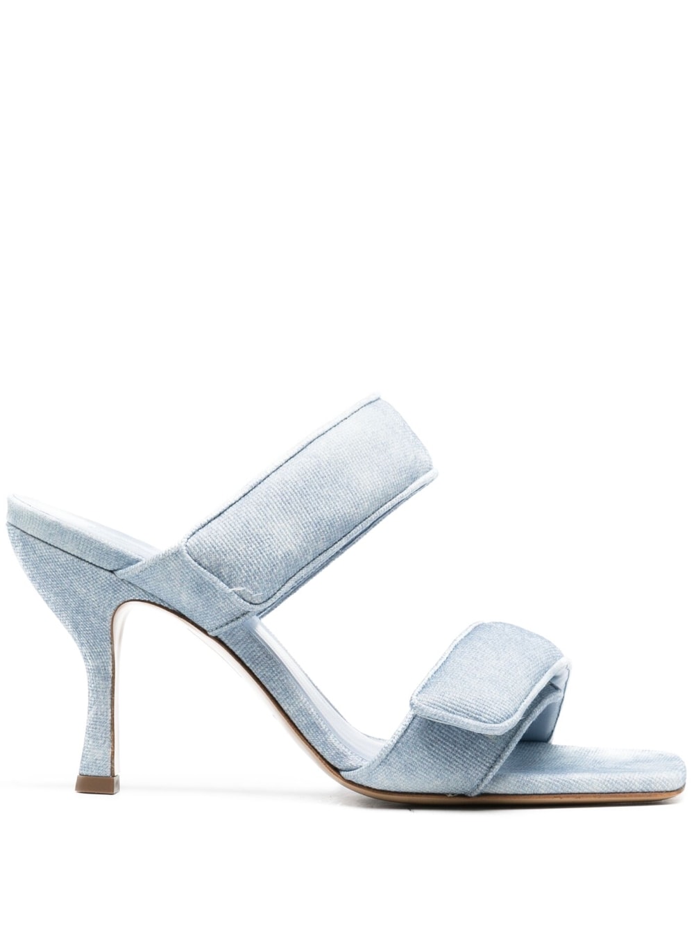 Two strap sandals in Denim