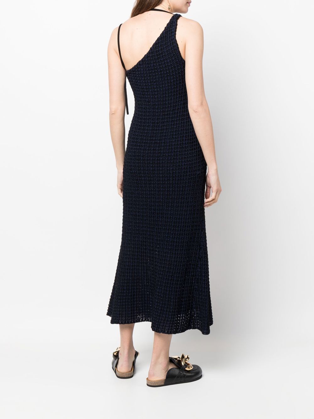 SL COTTON BLEND U-NK KNIT DRESS