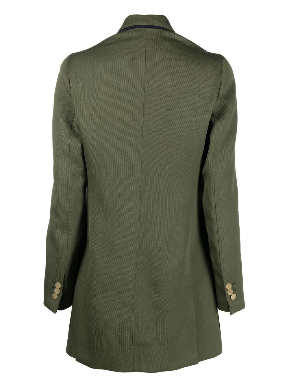 Single breasted hunting blazer with leather belt