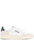 MEDALIST LOW MAN LEAT/SUEDE WHT/BLUE
