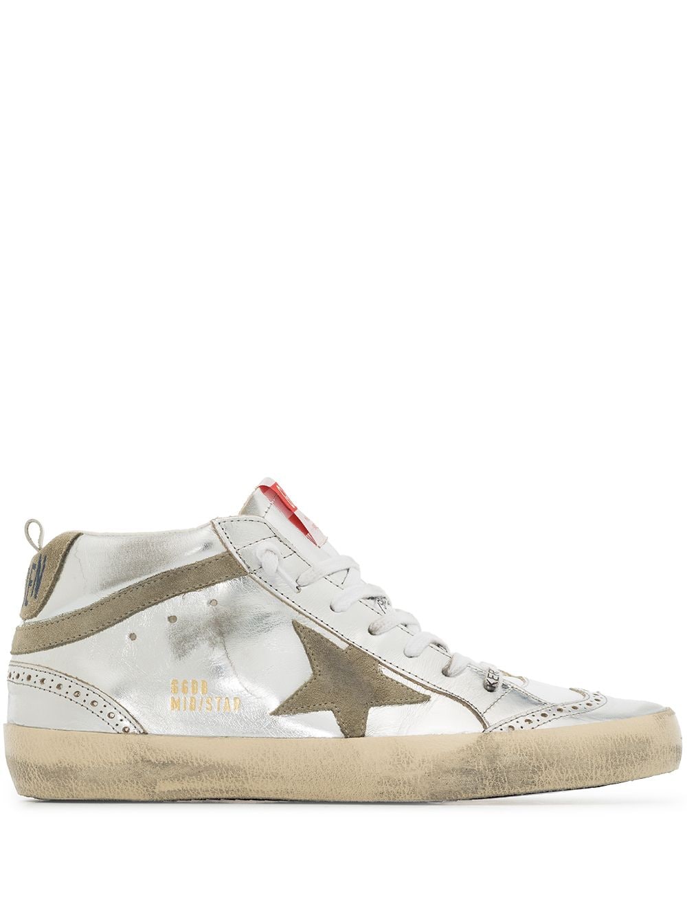 MID STAR LAMINATED UPPER AND SPUR SUEDE STAR AND WAVE
