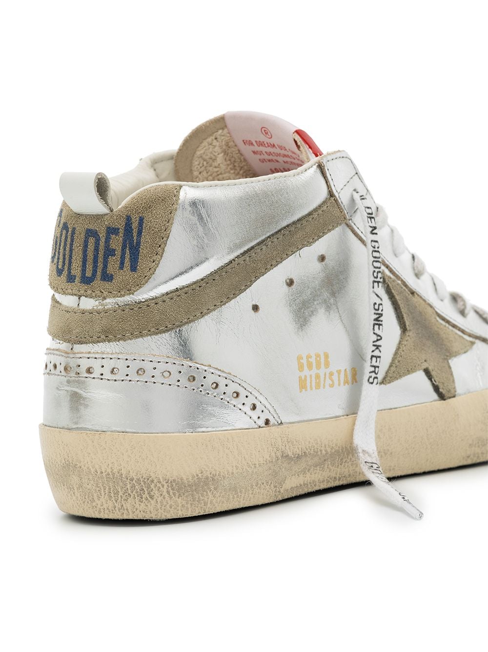 MID STAR LAMINATED UPPER AND SPUR SUEDE STAR AND WAVE
