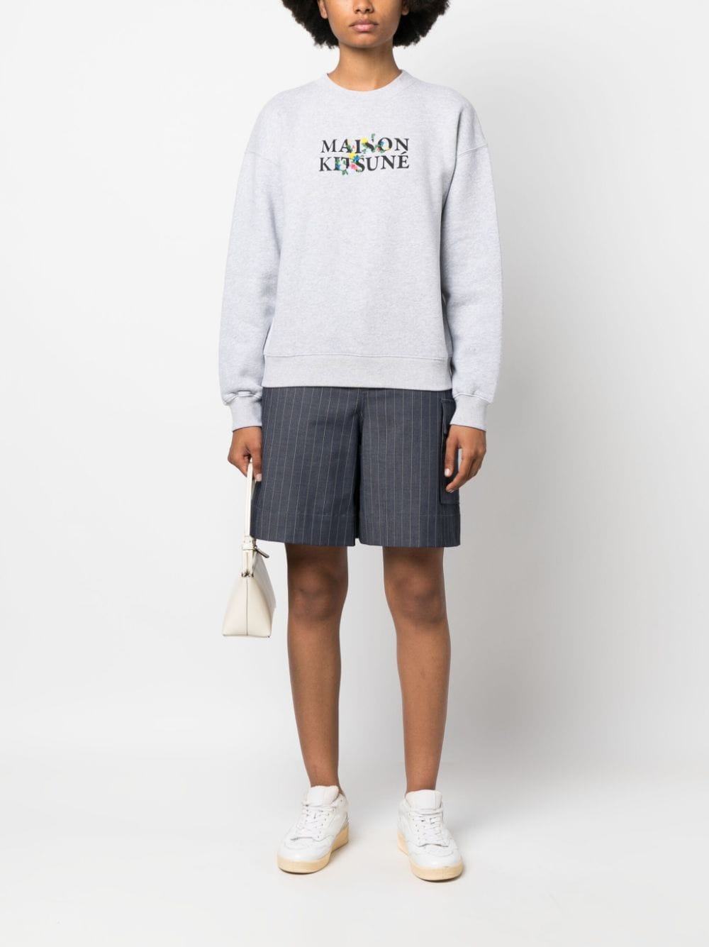MAISON KITSUNE FLOWERS COMFORT SWEATSHIRT