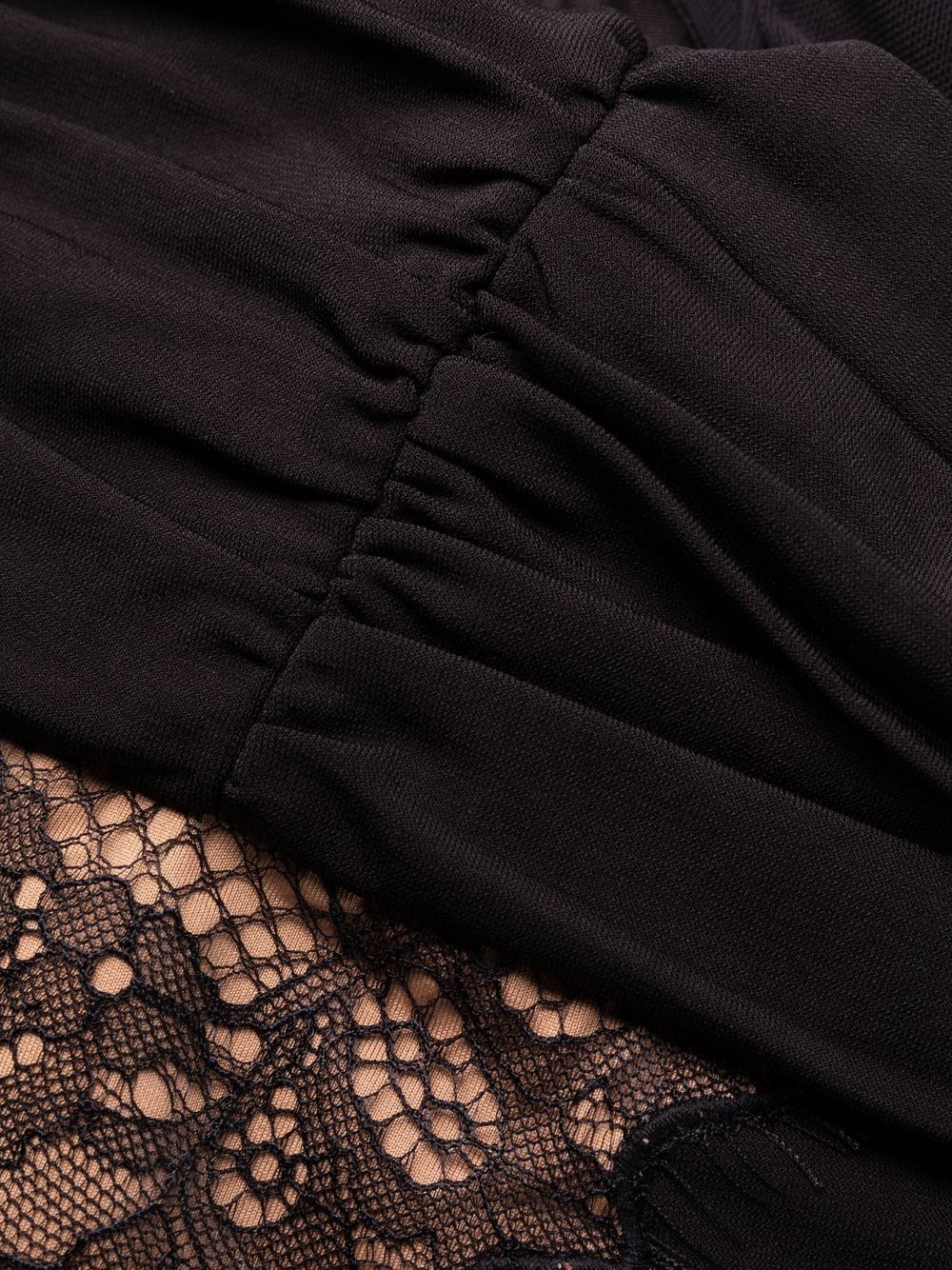 BLACK JERSEY CUT OUT MINI DRESS