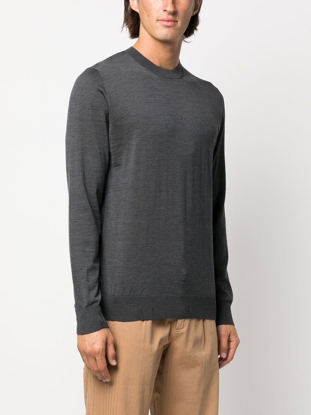 GOLDEN M`S REGULAR KNIT CREW NECK LIGHT WOOL MERINO