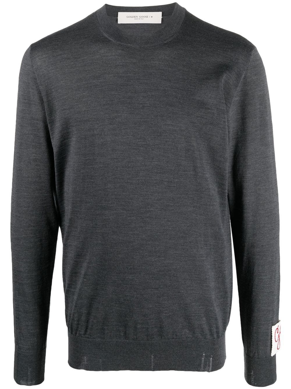GOLDEN M`S REGULAR KNIT CREW NECK LIGHT WOOL MERINO