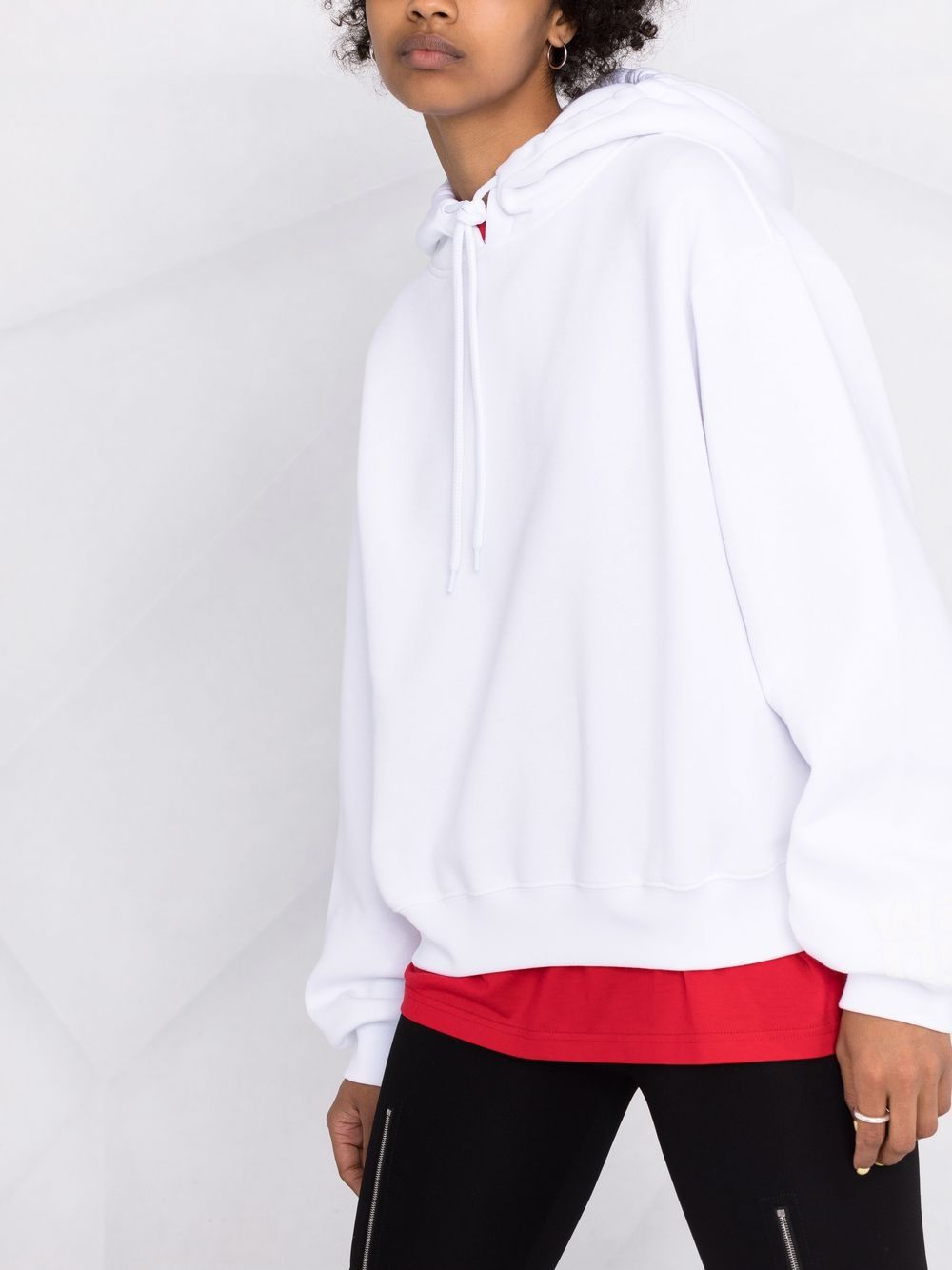 ESSENTIAL TERRY HOODIE WITH PUFF PAINT LOGO