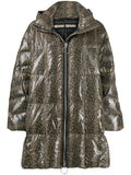 Cropped Trapeze Puffer Coat