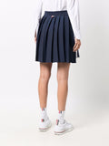 MINI DROPPED BACK PLEATED SKIRT