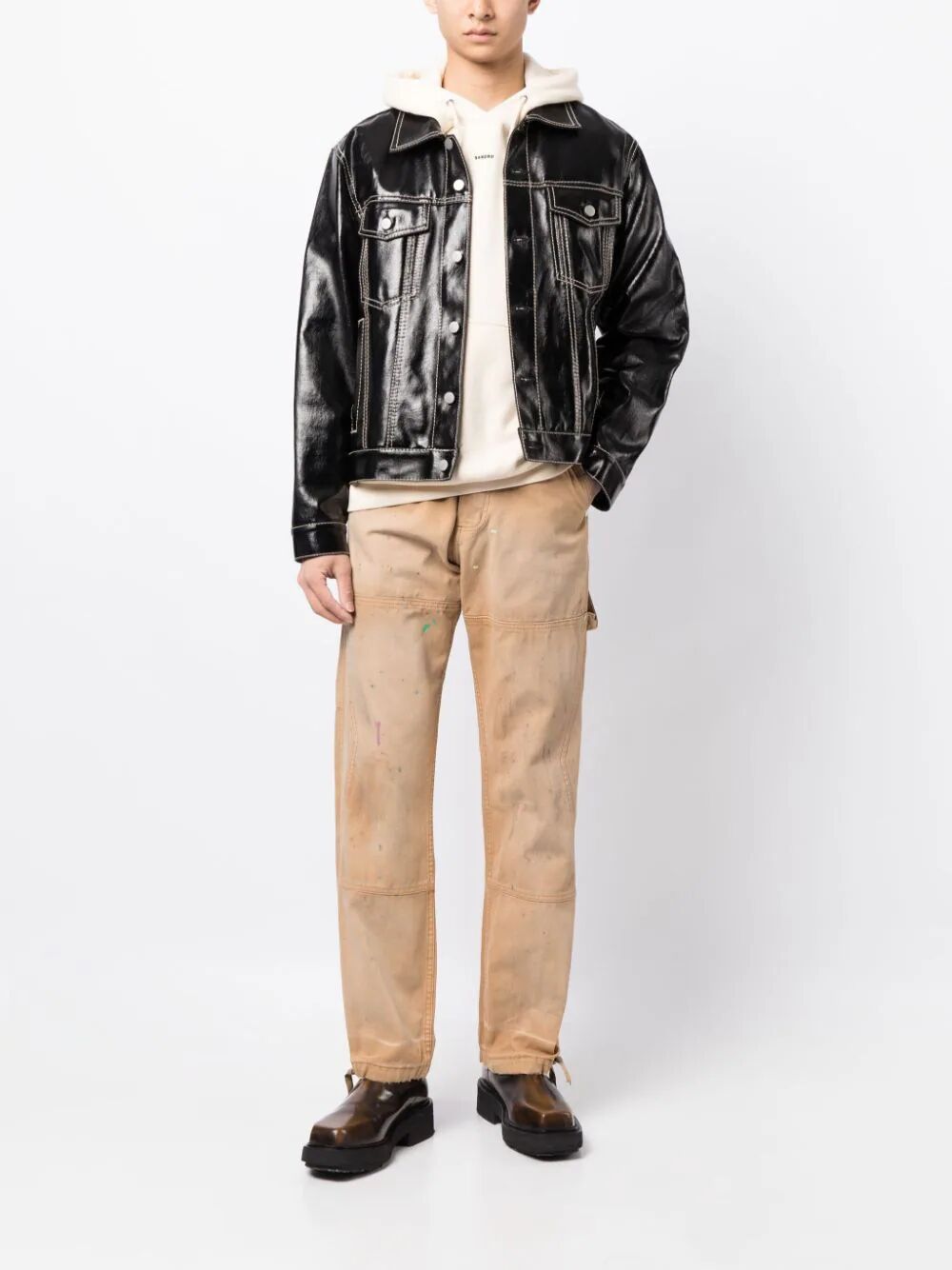 RHUDE CHEVRON PAINTER PANT