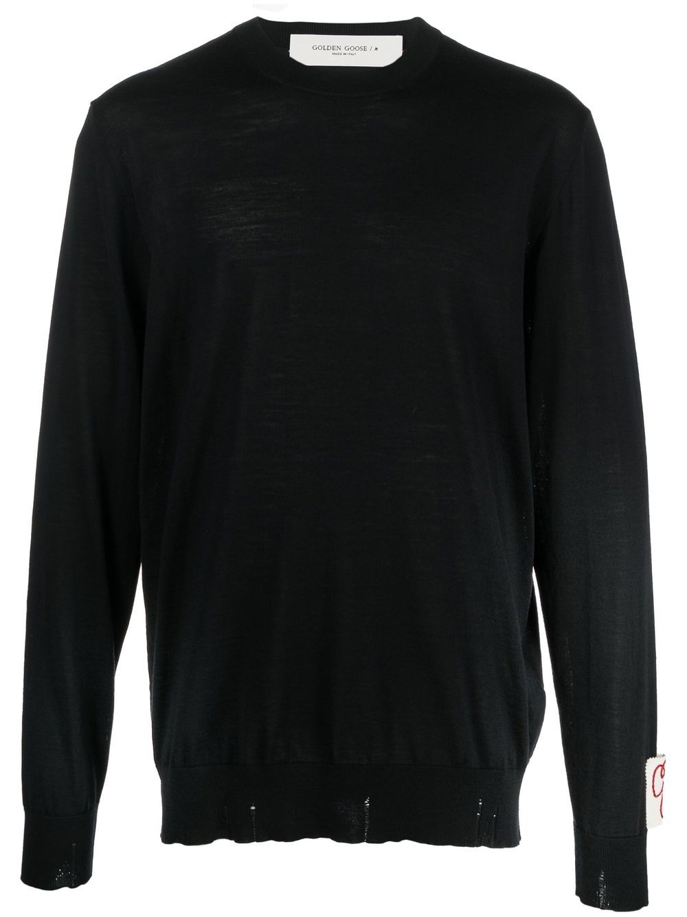 GOLDEN M`S REGULAR KNIT CREW NECK LIGHT WOOL MERINO
