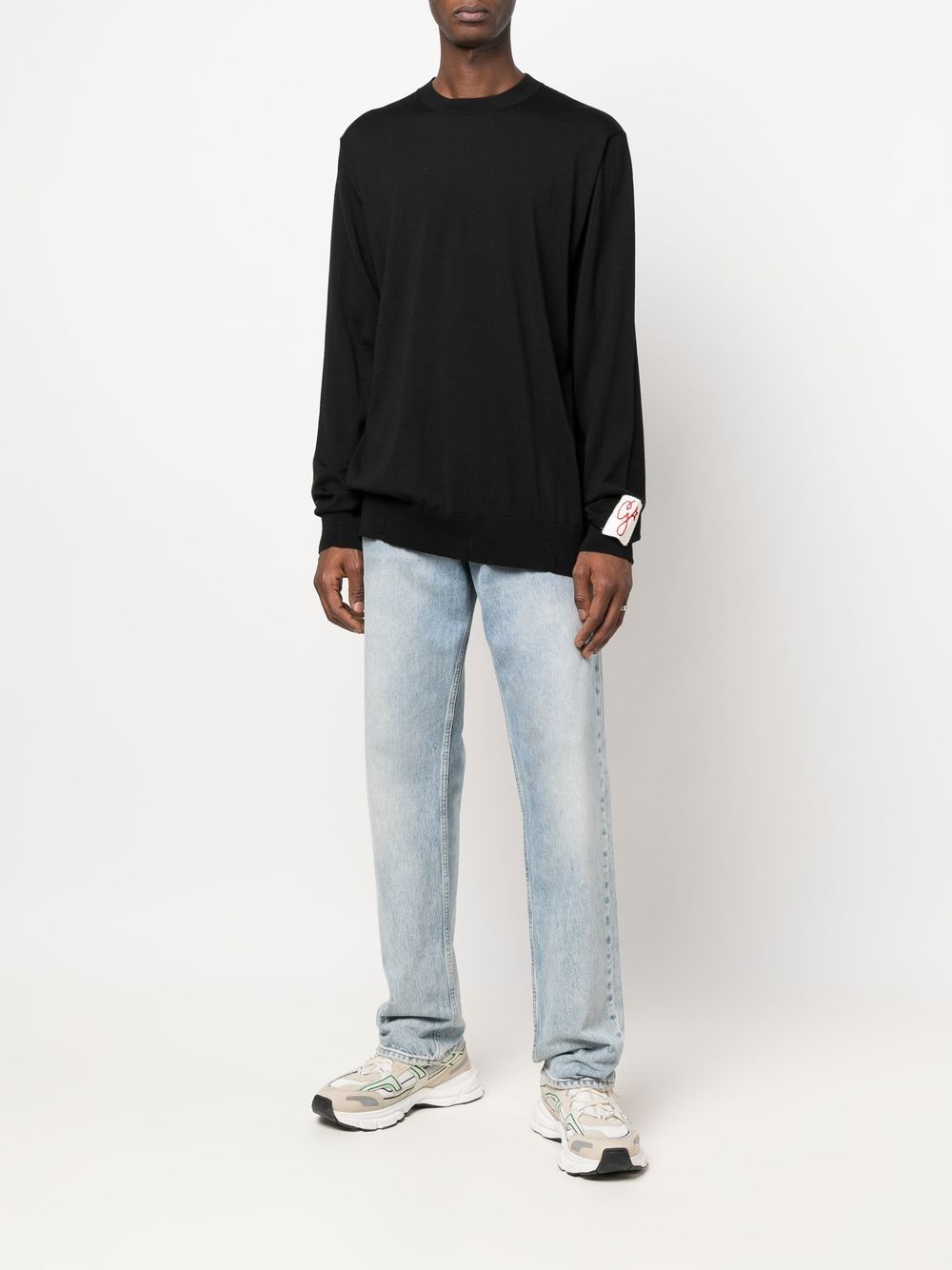 GOLDEN M`S REGULAR KNIT CREW NECK LIGHT WOOL MERINO