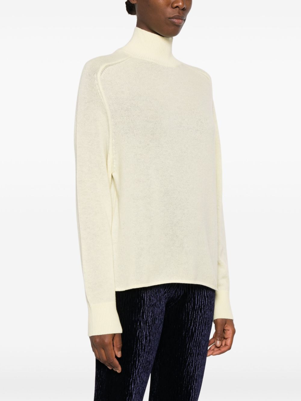 cashmere wool turtle neck sweater