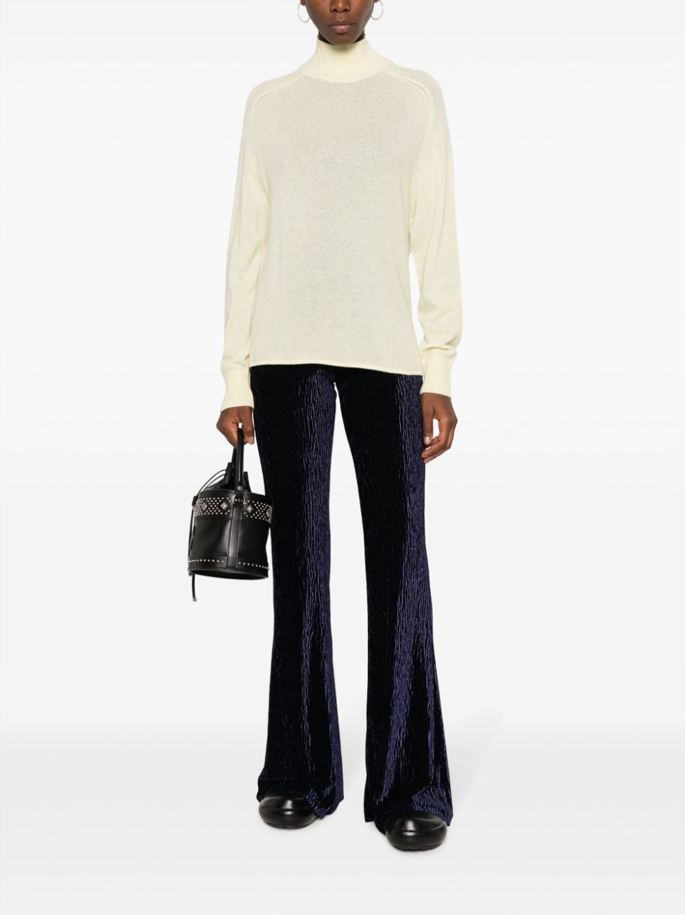 cashmere wool turtle neck sweater