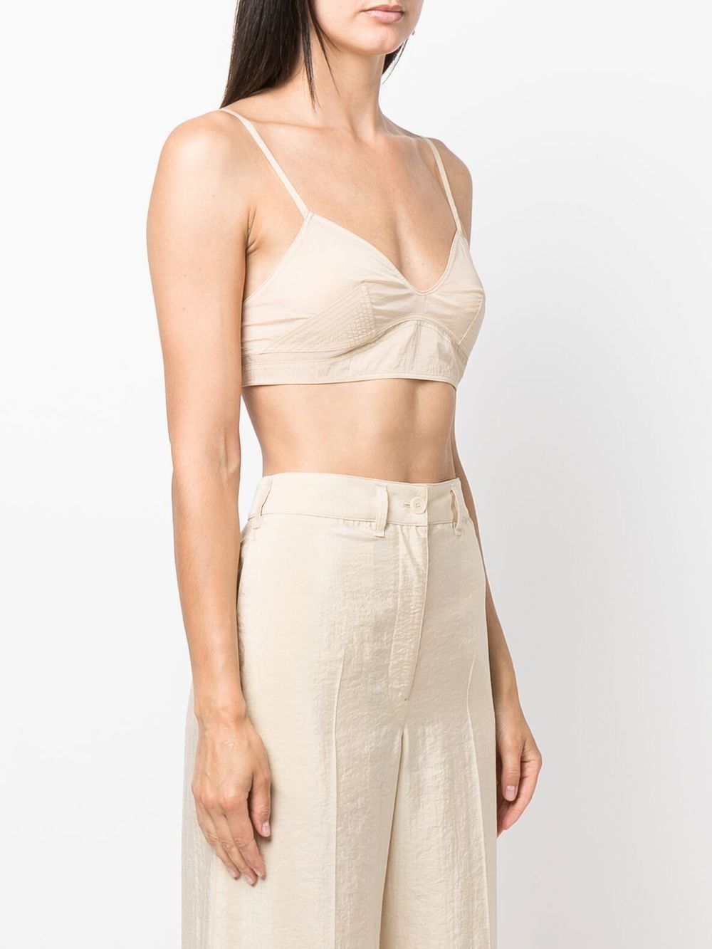 SEE-THROUGH STITCH BRA-TOP