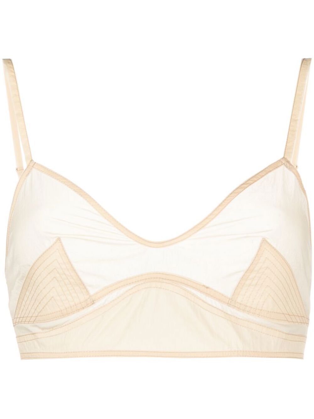SEE-THROUGH STITCH BRA-TOP