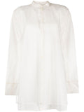 Double layered organza top