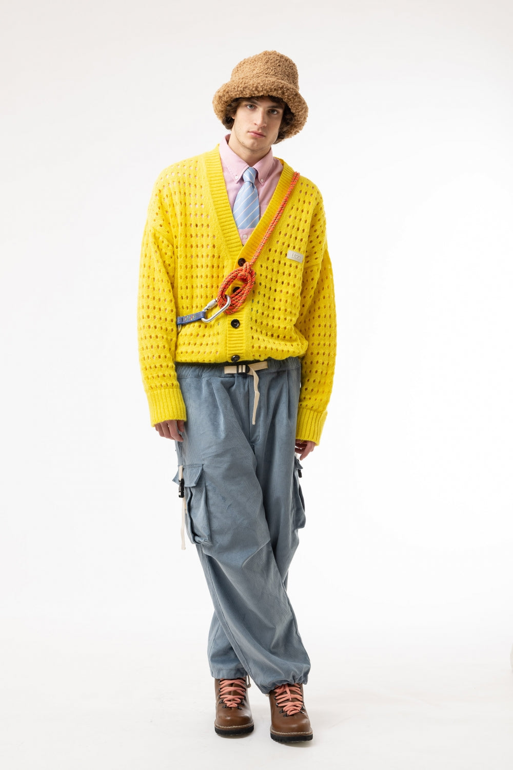 PERFORATED CARDIGAN