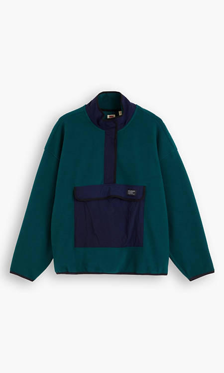 POLAR FLEECE MOCK NECK