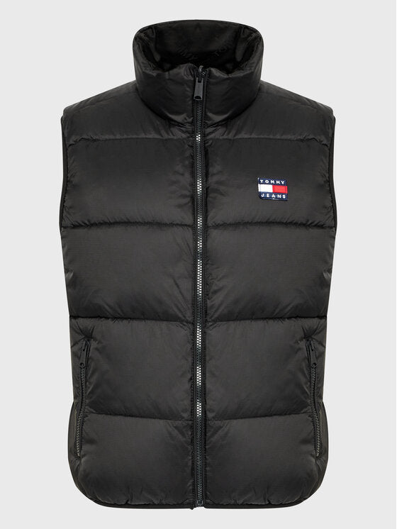 TJW REVERSE MONOGRAM PUFFER VEST