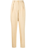 canvas high waist pants