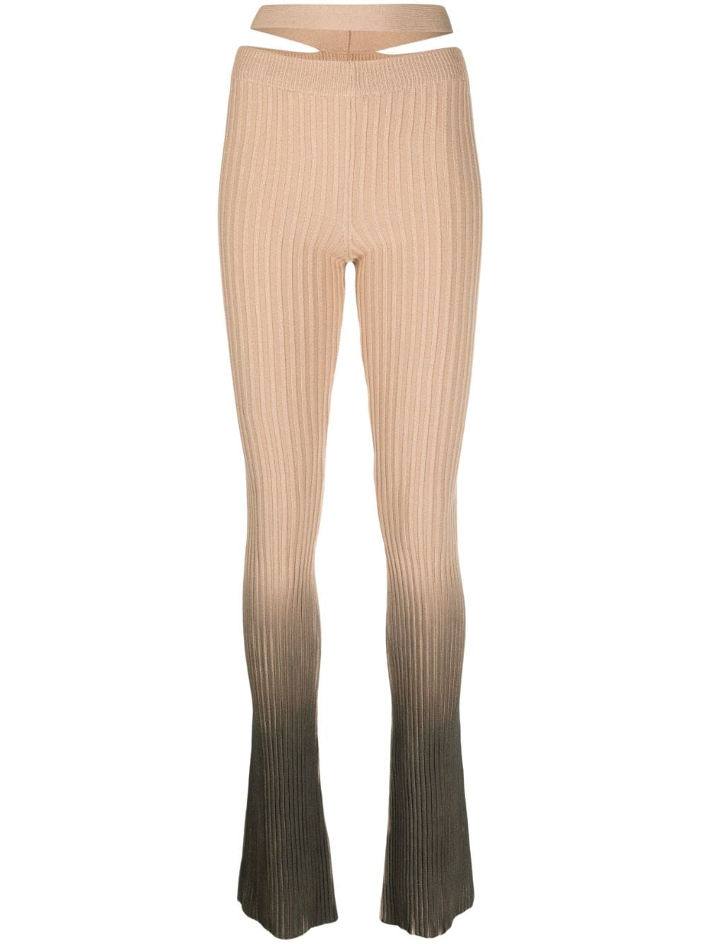 KNIT FLARE PANTS