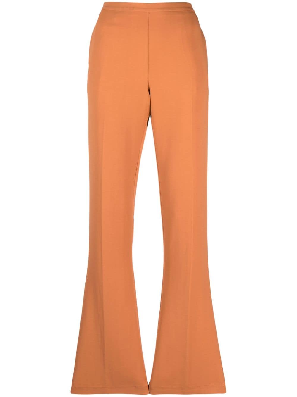 stretch cady crepe low waist pants