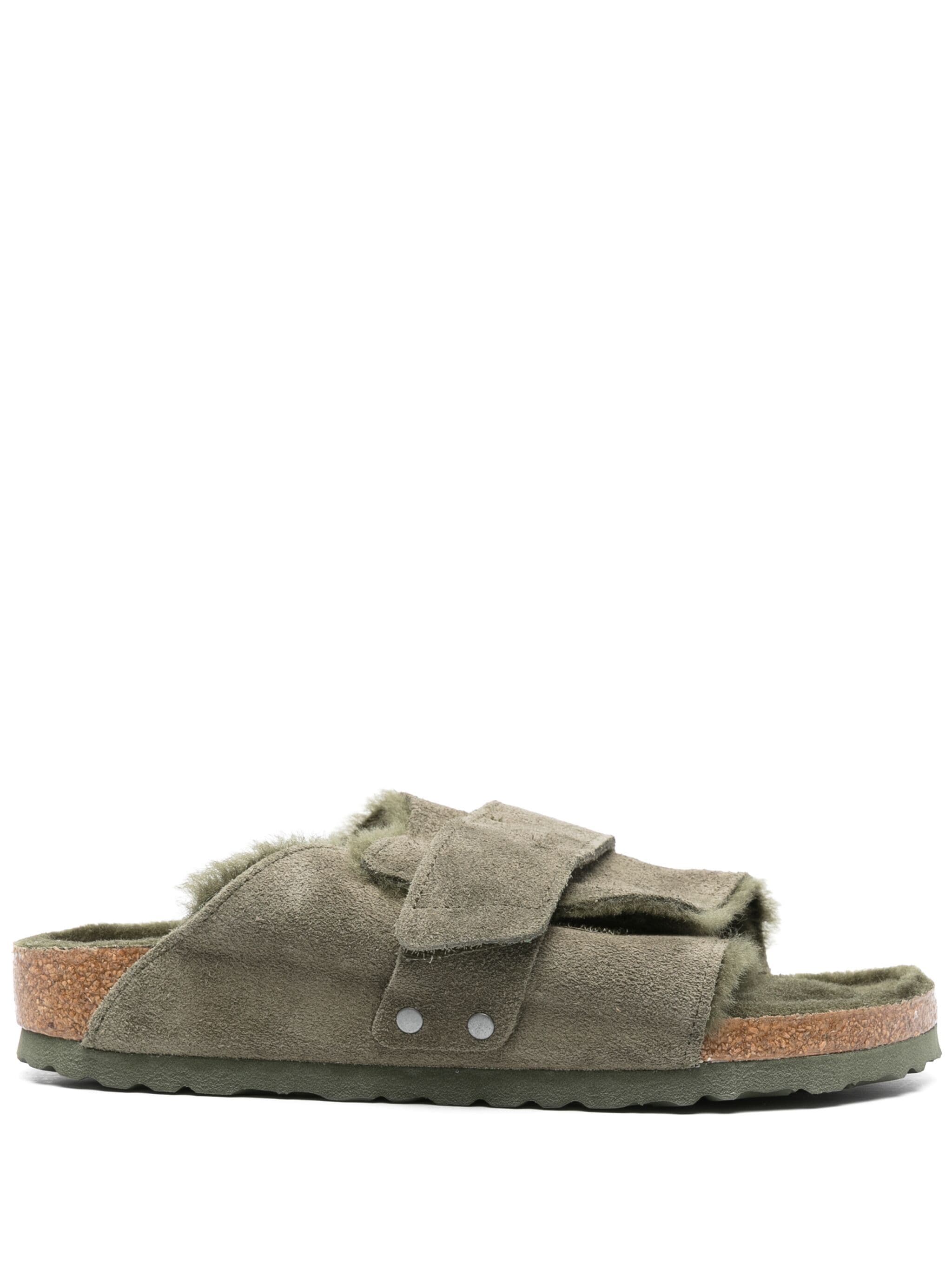 Kyoto Shearling thyme, Suede Leather/Nubuck