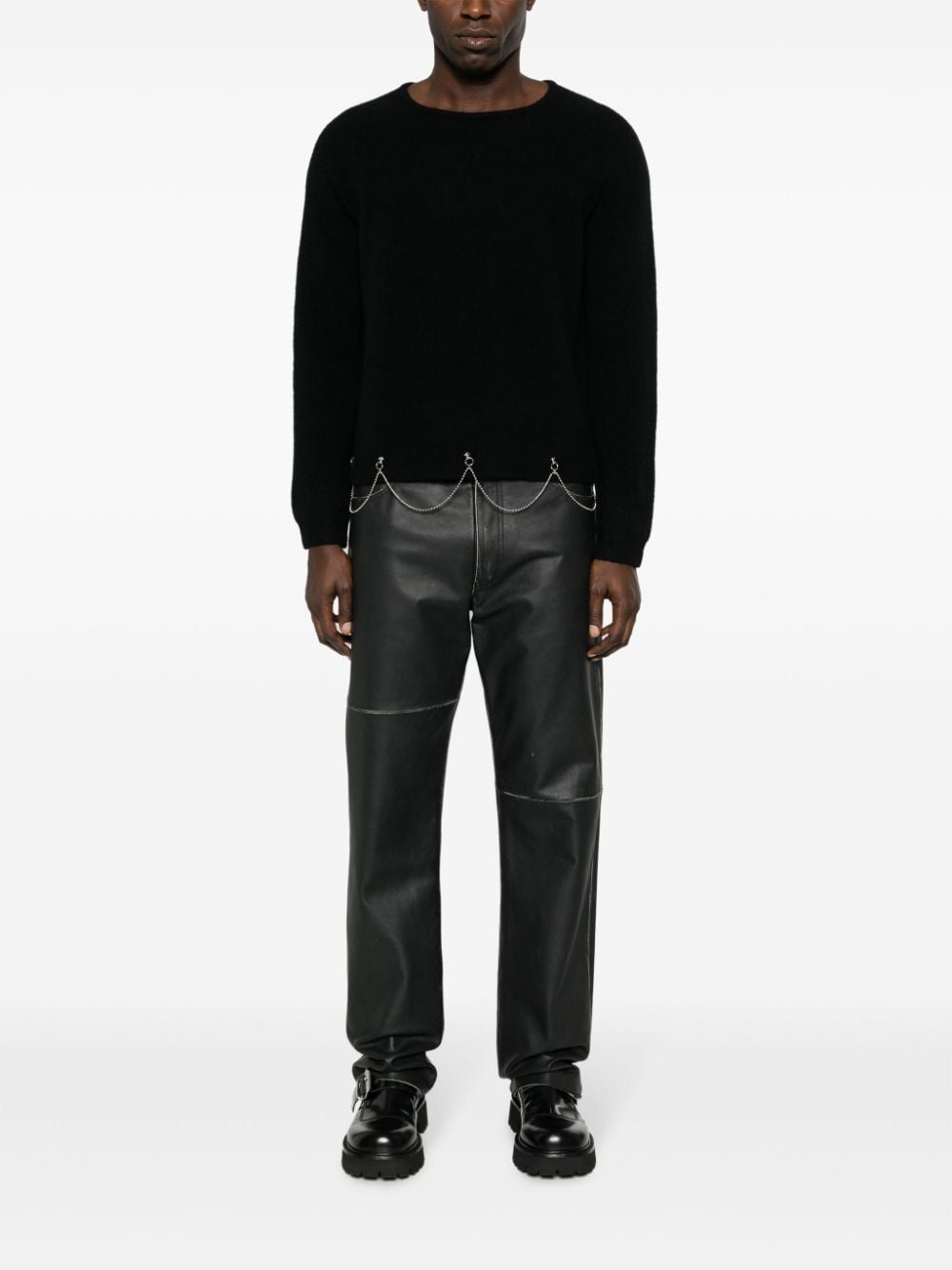 CREW NECK WITH CHAIN