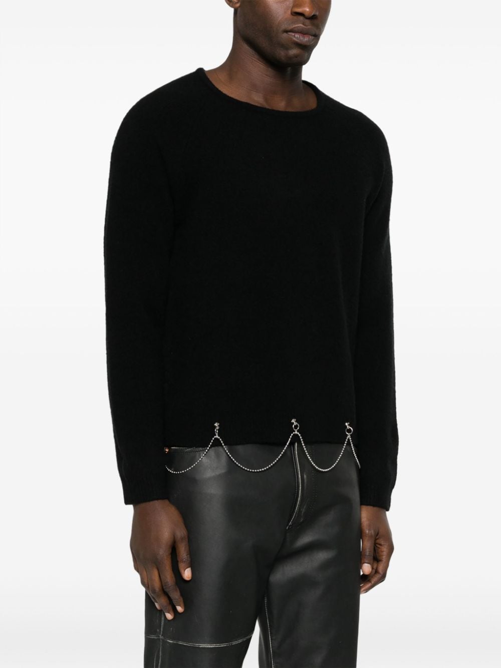 CREW NECK WITH CHAIN