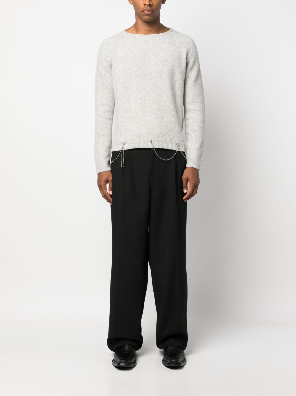 CREW NECK WITH CHAIN