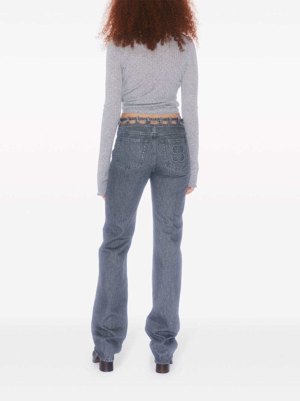 Lace Waist Jeans
