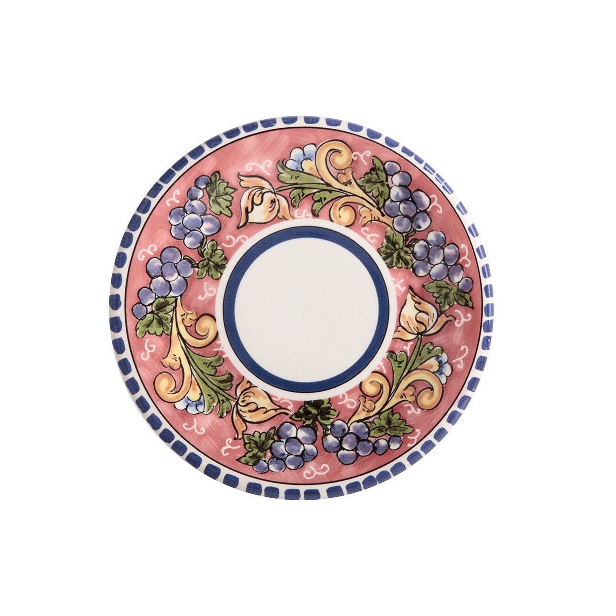 Set 6 piatti in ceramica Salerno 20 cm Uva