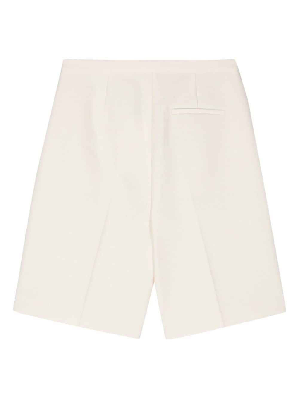 Tailored wool shorts