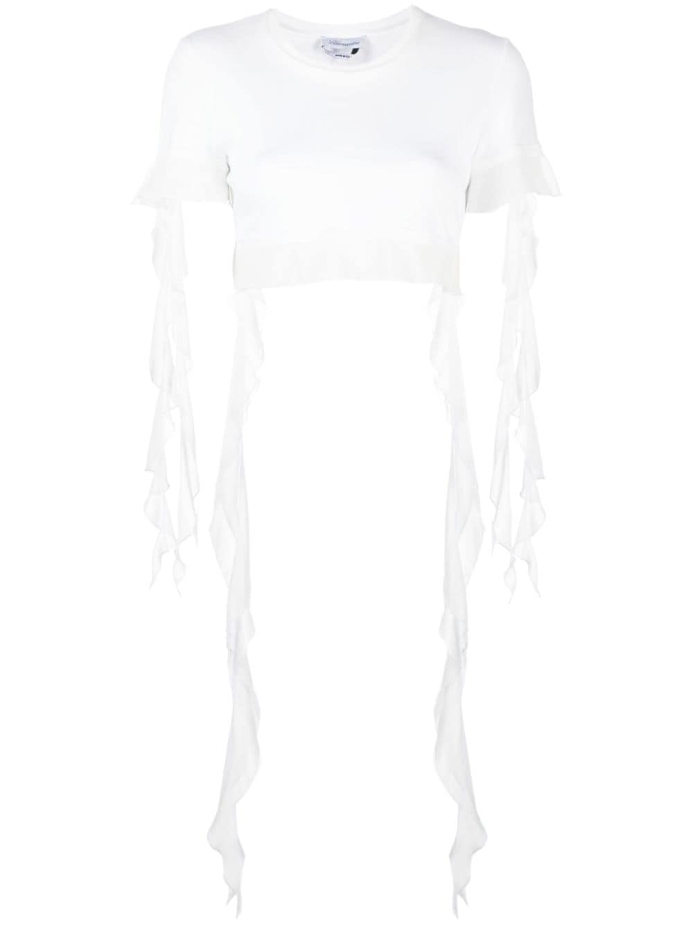 T-SHIRT M/C C/RUCHES