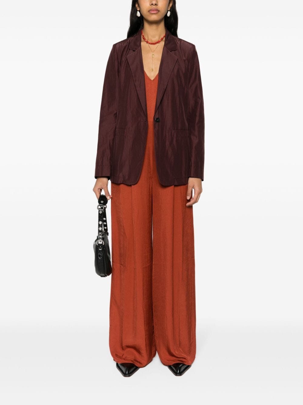 chic taffettas boxy jacket