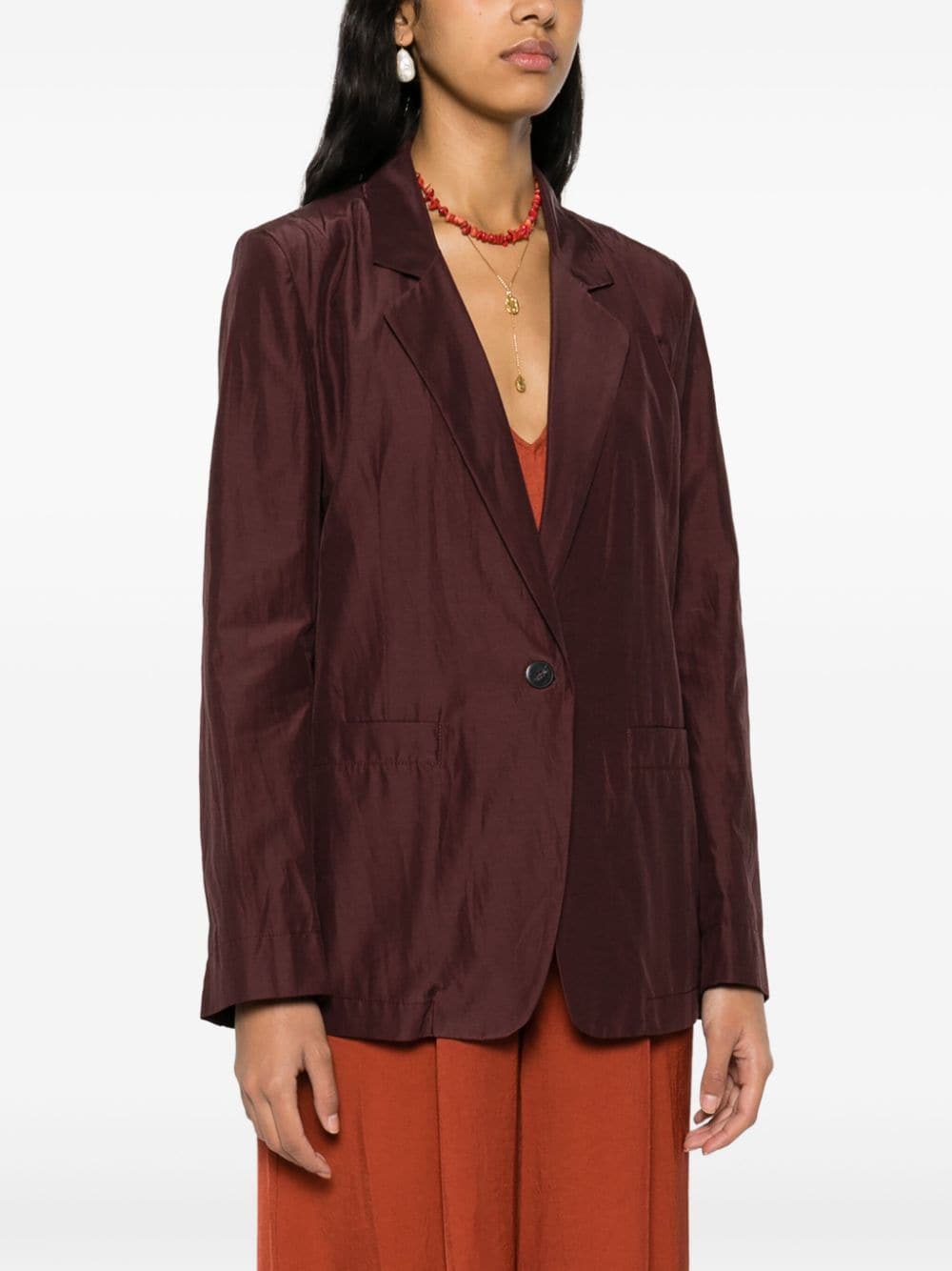 chic taffettas boxy jacket