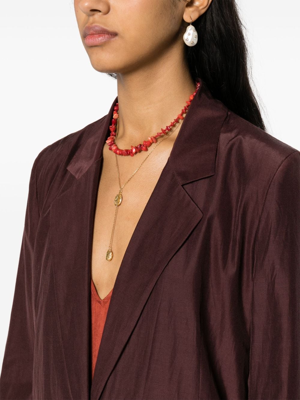 chic taffettas boxy jacket