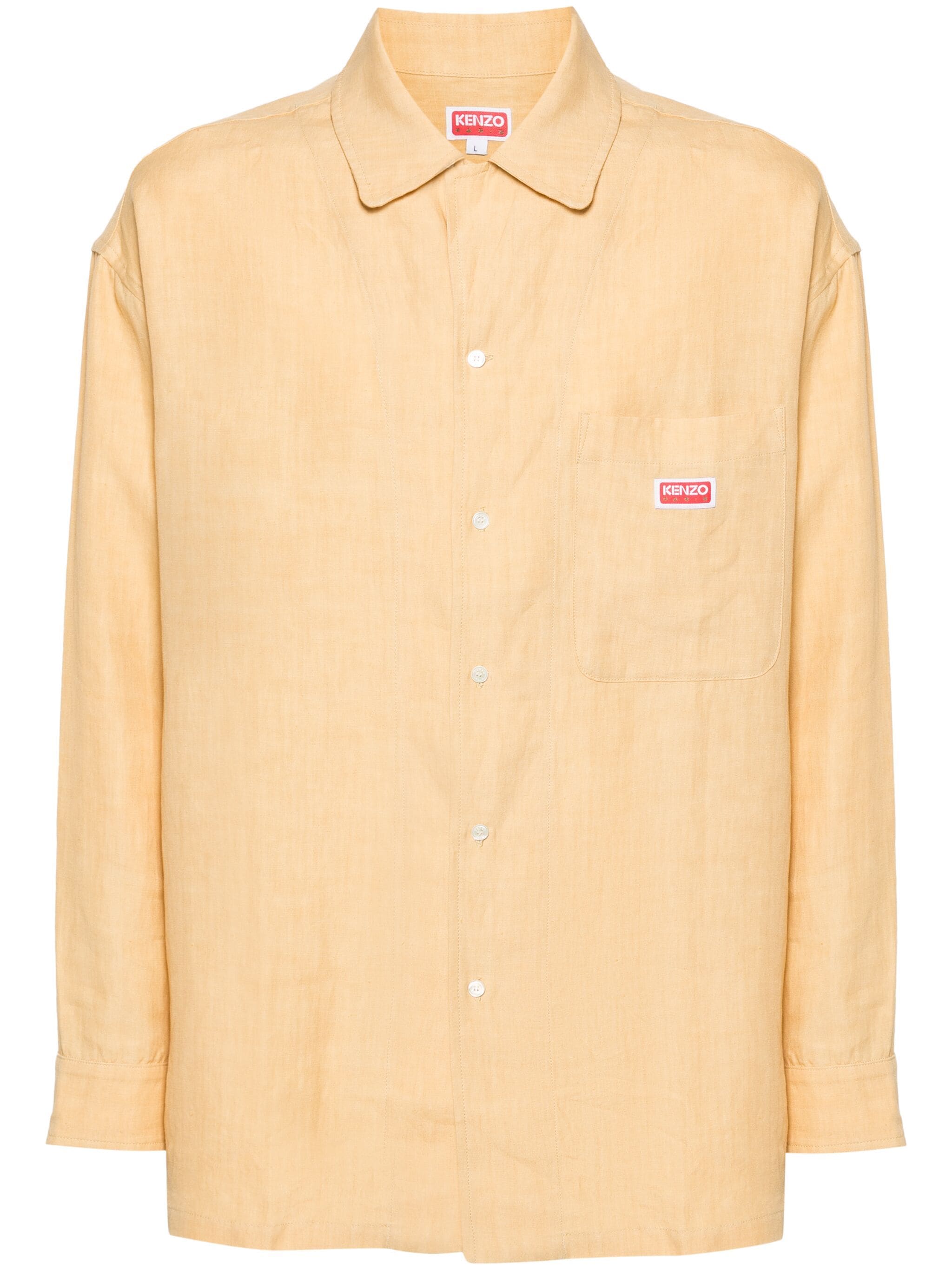 OVERSIZE LS HAWAIIAN SHIRT